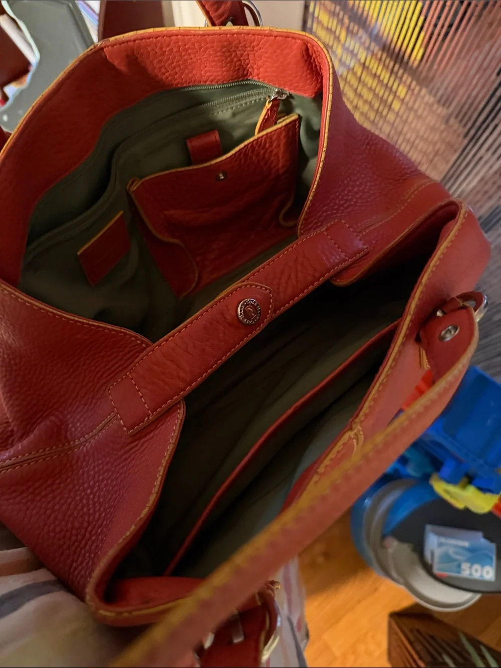 Cole Haan Red Leather Shoulder Bag